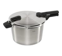Fissler Vitaquick Olla a presión grande de 8 L, 26 cm de diámetro, con accesorio, olla a presión de acero inoxidable, 2 niveles de cocción, apta para inducción