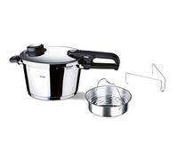 Fissler - Vitavit premium - Olla a presión (8 litros, 26 cm) de acero inoxidable, 2 niveles de cocción, apta para cocinas de inducción, gas, vitrocerámica y eléctricas
