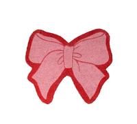 Fisura - Felpudo Original “Lazo Rosa” de Coco con Base Antideslizante de PVC. Alfombra Entrada casa Rosa y Rojo. Felpudo con Forma Original. 58,5 cm x 50 cm.