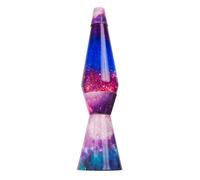 Fisura - Lámpara de lava bullet en diferentes colores. Lámpara efecto relajante. Con bombilla de repuesto. 11,5 cm x 11,5 cm x 40 cm. Galaxy