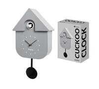 Fisura - Reloj de Cuco Gris y Blanco. Reloj de Pared Original.