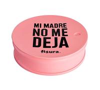 Fisura - Tapa vasos antidroga. Protector de bebida original Cubierta para bebidas reutilizable. Protección de vaso antiderrame hecho de silicona BPA free. (5 unidades, Mi madre, Rosa)