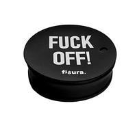 Fisura - Tapa vasos antidroga. Protector de bebida original Cubierta para bebidas reutilizable. Protección de vaso antiderrame hecho de silicona BPA free. (3 unidades, F*ck off, Negro)
