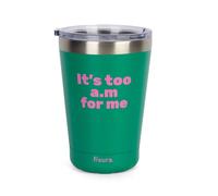 Fisura - Vaso termo original. Vaso café 310 ml. Acero inoxidable. Libre de BPA. Too a.m, verde
