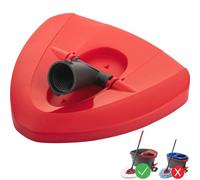FiTspi Base de repuesto para mopa giratoria de 360°, funda de plástico compatible con accesorios de fregona Vileda EasyWring 1-Tank System