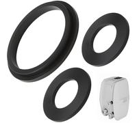 FiTspi Juego de 3 sellos de repuesto para Lay-Z-Spa, juego de sellos de silicona A B y C para bombas de calentador Salu-spa AirJet Bestway, kit de reparación de bomba de agua de piscina, conector de