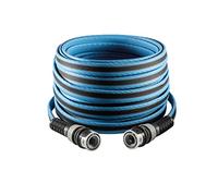 FITT FORCE 3/4" 25 m, Manguera de Agua para Riego de Jardín, Ligera, Resistente y Compacta, para Uso Intensivo, color Azul, -43% CO2e