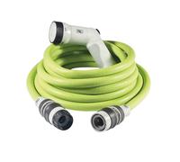 FITT IKON 25 m - Manguera de Agua de Jardín, Extensible, Compacta, Ligera y List