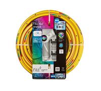 FITT NTS ORANGE 1/2" (12,5mm) 20m Kit, Manguera para Riego de Jardín, Robusta y Maleable para Uso Intensivo con Pistola Multichorro y Racores