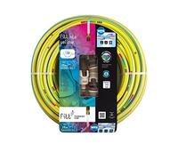 Fitt Manguera de riego NTS YELLOW 5/8" (15mm) 25m - Robusta, lanza de flujo regulable y racores