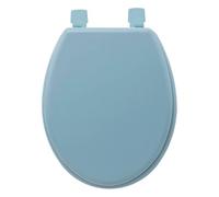 Five - Asiento de inodoro estándar de madera, color azul