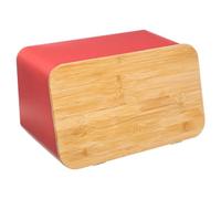 Five - Caja de Pan con Tabla de Cortar integrada de bambú y Metal Rosa Nacarat