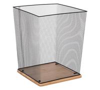 Five - Cesta de escritorio de metal y bambú modelo Havi