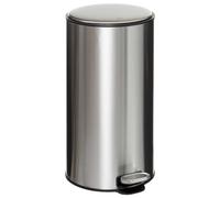 5five - papelera de acero inoxidable "delta" de 30 l