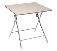 Five - Mesa Auxiliar Plegable (80 x 80 cm), Color Gris