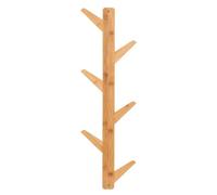 Five - Percha de 6 varillas de bambú de doble sentido, horizontal o vertical, 78 cm