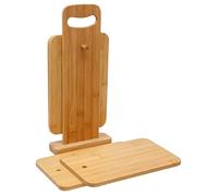 FIVE Set corte bambú, Madera, Tablas de 22,1x14x0,7 cm c/u soporte de 32x14x3,7 cm