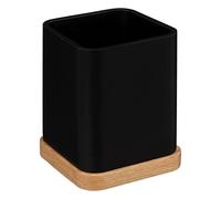 FIVE Vaso poliresina Combinado TRIBECART, Negro, 10x7x7 cm