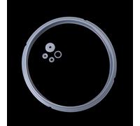 fivekim Anillo de sellado de goma de silicona de 20 cm para piezas de olla a presión eléctrica, anillo de sellado de olla a presión eléctrica de 3 a 4 L, color blanco