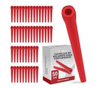 FixedNow 50 x Cuchillas de Repuesto para Desbrozadora Gardena