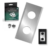 FixedNow Cuchillas de Repuesto 12 uds para Robot Cortacésped Parkside | Acero inoxidable, compatibles con Parkside PAMRC 250 A1, PMRA/PMRDA 20-Li B2, PAMRS 1000, PAMR 500, tornillos incluidos