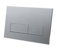 Fixnorex Placa de Accionamiento WC Mate para Geberit Sigma 01/20/30 Plata | Placa de Doble Descarga para UP300 & UP320, con Kit de Palancas y Marco de Instalación, 245 × 164 mm