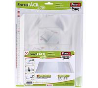 Fixo Cover 01014400-Pack de 5 Forra Fácil Eco con solapa ajustable de 295 x 520 mm