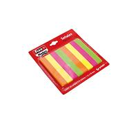 Fixo Notes 65005280. 8 Bloques de Marcadores Autoadhesivos, 12x76mm, Colores Neón