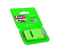 Fixo Notes 65006620. Marcadores Adhesivos con Dispensador, Verde, PET, 25x43mm