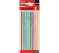Fixo Notes | Tiras Adhesivas para Subrayar | 8 Colores Pastel | 20 Tiras por Color | 5x135mm | Plástico Traslúcido | Reposicionable | Perfectas para Subrayar y Marcar Páginas