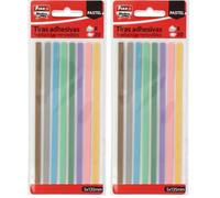 Fixo Notes | Tiras Adhesivas para Subrayar | 8 Colores Pastel | 20 Tiras por Color | 5x135mm | Plástico Traslúcido | Reposicionable | Perfectas para Subrayar y Marcar Páginas (Paquete de 2)