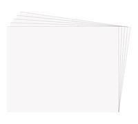 Fixo Paper 11100270 - Paquete de 25 cartulinas 50x65 - Cartulina blanca grande - 180g