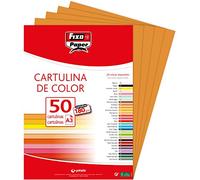 Fixo Paper 11120342 - Paquete de cartulinas A3 - 50 uniades color avellana, 180g