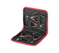 Fixpoint Juego alicates WZ Z – Estuche 5 unidades, mango con aislamiento en PVC, azul