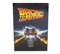 Fizz Creations Lámpara de póster de Regreso al futuro, alimentada por USB con cable incluido, póster de pie o montaje en pared, tamaño A4. Producto oficial de Back To The Future