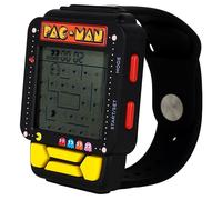 Fizz Creations PAC-MAN - Reloj de pulsera digital retro con pantalla LCD, alarma y visualización de hora, regalo clásico para jugadores, reloj electrónico nostálgico de Pac Man, batería incluida