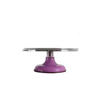 FJIXUO 1 pieza de plato giratorio for pastel Para Uso Doméstico Y De Ocio | Juego de herramientas for hornear, paleta giratoria, decoración de plato(Purple)