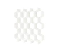 FJOADNVM Cajas Organizadoras Cajones 8Pcs/set Honeycomb Nest Drawer Storage Divider Socks Underwear Box Plastic Makeup Organizer Home Accessories(White)