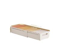 FJOADNVM Cajas Organizadoras Cajones Adjustable Clothes Storage Box Closet Organizer Categorized Clothing Kitchen Cabinet Bin Home(White-M,2PCS)