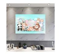 FJOADNVM Funda Para TV Catoon-cubierta Protectora For TV, Cubierta Antipolvo, Tela For Colgar En El Hogar, Decoración Universal De 32 A 70 Pulgadas(06,65inch(148x95cm))