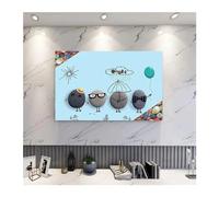 FJOADNVM Funda Para TV Catoon-cubierta Protectora For TV, Cubierta Antipolvo, Tela For Colgar En El Hogar, Decoración Universal De 32 A 70 Pulgadas(11,50inch(120x75cm))