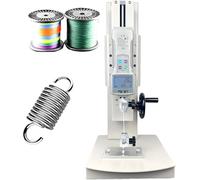 FJYAWEN Máquina Digital De Ensayo De Tracción De 10-2000 N, Soporte Manual para Dinamómetro, 270 Mm, con 5 Sondas, Función De Salida/Accionamiento Mediante Volante/Pantalla Clara standard-1000N