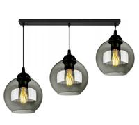 FKL DESIGN Home Deco Lámpara De Techo, Colgante Bola, Color: Negro, Gris, Blanco, 830N100 (BZ3)