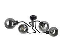 FKL DESIGN Home Deco Lámpara De Techo, Colgante Bola, Color: Negro, Gris, Blanco, 830N100 (EK4)