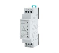 FKV-24F Relé de fase 3x380V sobre/bajo voltaje asimetría carril DIN | Monitor fase asimetría y reverso, pantalla LED de estado, montaje en carril DIN, carcasa ABS, 5 A contactos, 50/60 Hz