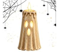 Flameless Ghost Candle - Halloween Decoration Light With Remote Use