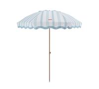 Flamingueo Sombrilla Playa Grande 220x225cm - Parasol con Protección Solar UPF 50+ para Playa, Jardín y Piscina - Orientación y Altura Regulable - Poliéster Waterproof - Bolsa de Transporte - Azul