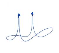 Flare Audio Calmer Kids Secure Blue Silicone