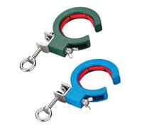 Flaroey 2 piezas de polea para puente pasacables para garaje, techo, cableado integrado, guía para cables, fijación, herramienta auxiliar