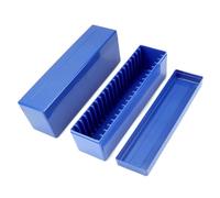 Flaroey Caja de Almacenamiento de de Monedas de 2 Piezas Compatible con 20 Portamonedas de, Caja de Monedas de Plástico para Almacenamiento de Monedas de Coleccionista